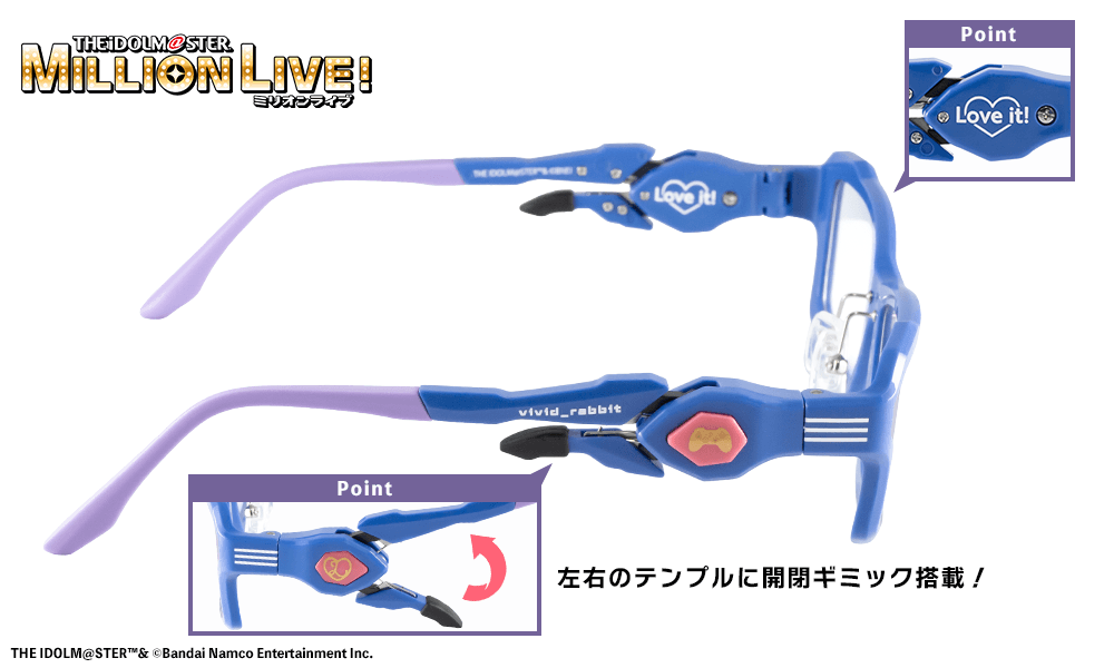 vivid_rabbit model ＋ 度なし高機能PCレンズ